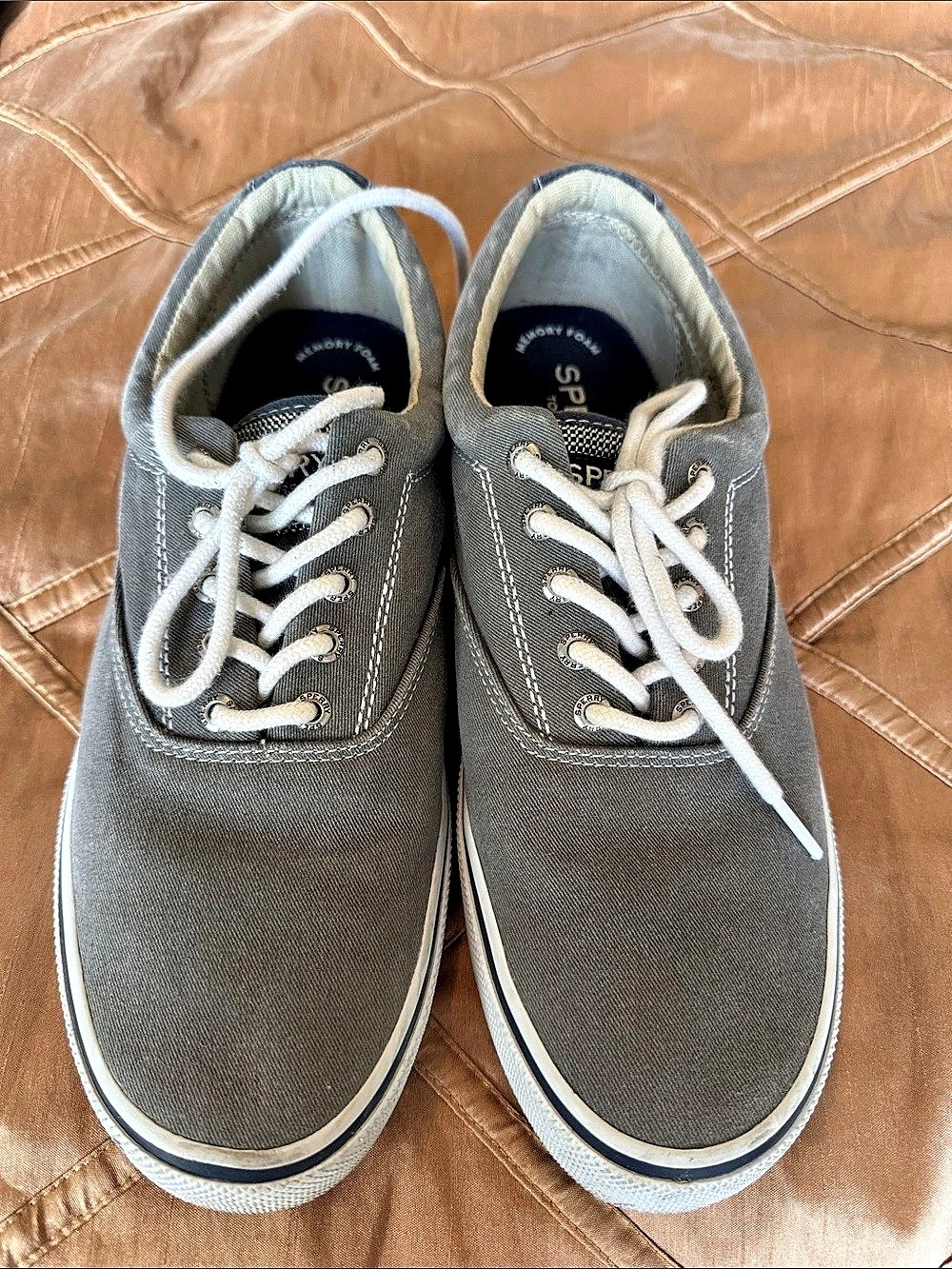 Sperry Striper CVO Men's Gray & White Sneakers US 10